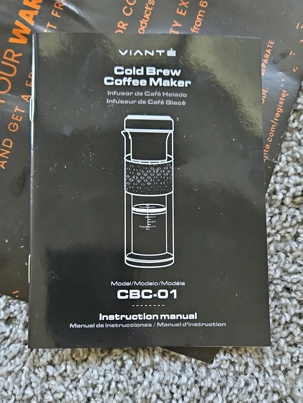 Nwob Viante Cold brew Coffee Maker